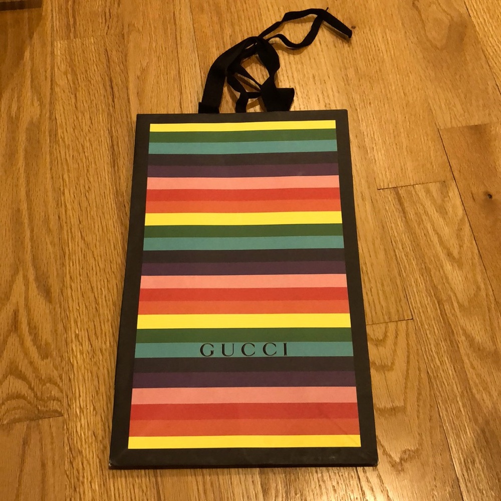 Gucci Rainbow Shopping Bag
